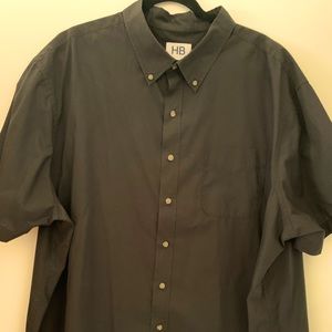 HB clothing company casual men’s black shirt